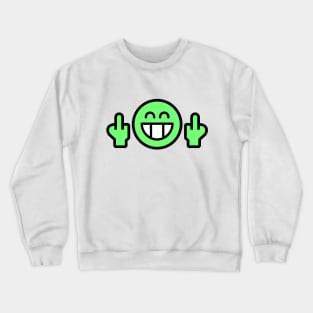 Smiley Emoji cheeky grin (3c) Crewneck Sweatshirt